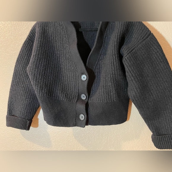 Aritzia Babaton Black Button-Up Cardigan - Picture 6 of 8